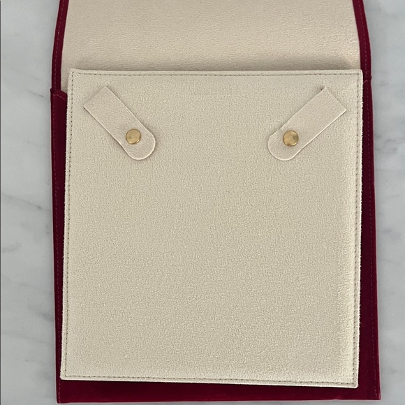 Cartier Large Velvet Necklace Pouch Travel Case - Picture 4 of 6